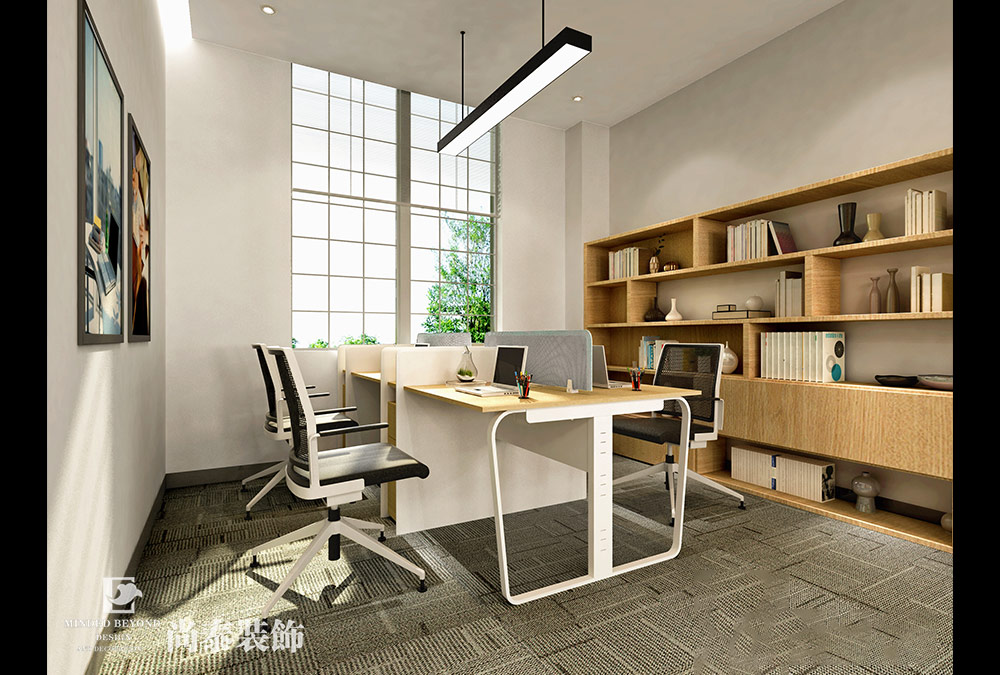 廣州天河奧體中心培訓(xùn)機構(gòu)辦公室設(shè)計效果圖 