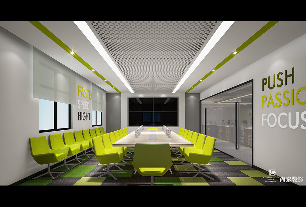 深圳福田國(guó)際文化大廈互聯(lián)網(wǎng)科技辦公室設(shè)計(jì)效果圖 