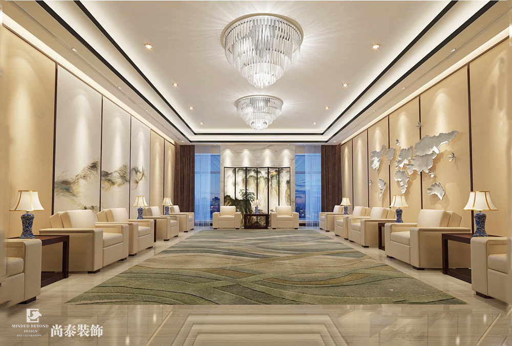 深圳龍崗萬(wàn)科大廈生物醫(yī)療科技辦公室裝修設(shè)計(jì)