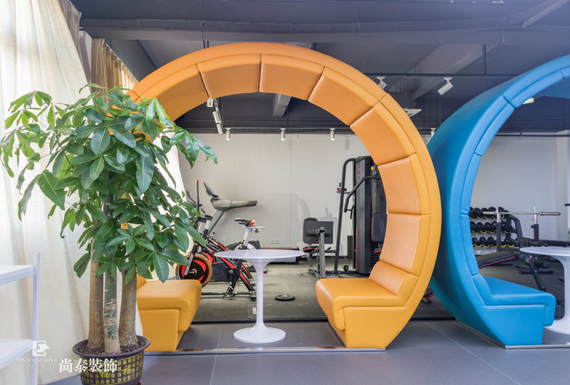 健身區(qū)裝修實(shí)拍圖