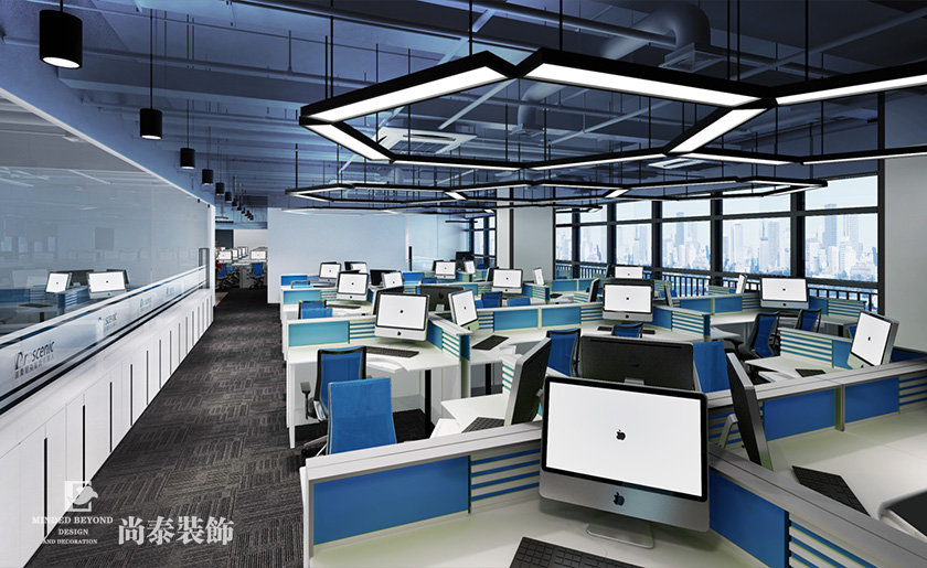 簡約辦公室裝修設(shè)計效果圖