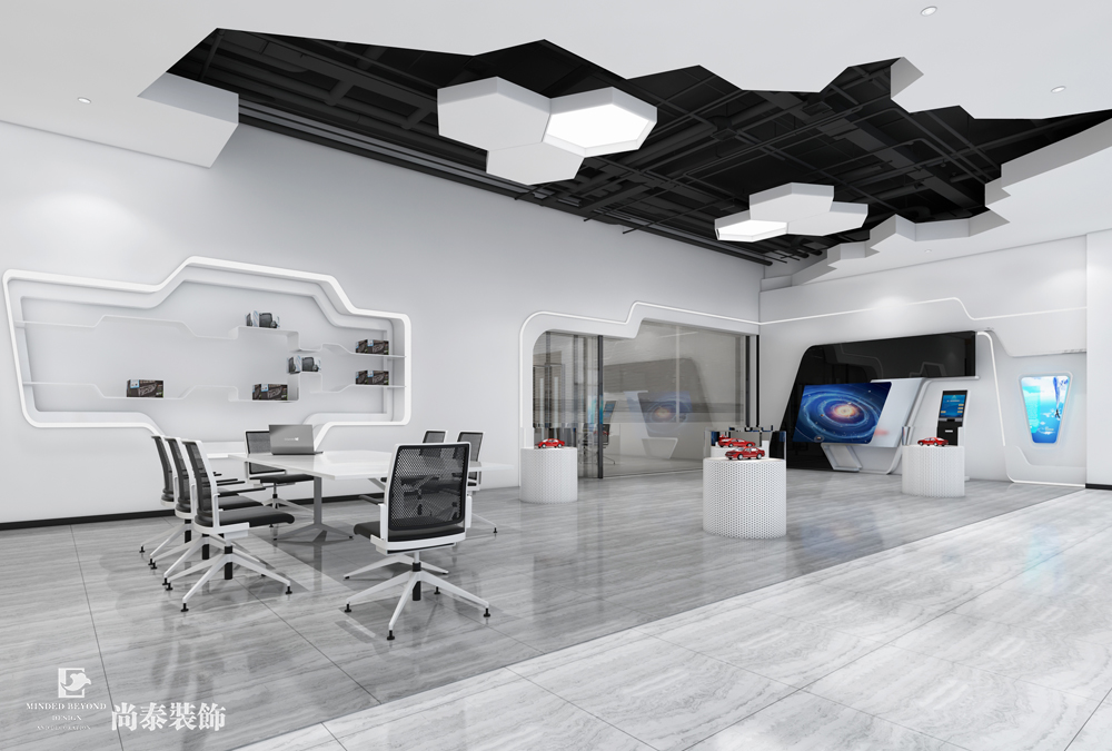 云南昆明電子公司科技簡約辦公室設(shè)計(jì) 