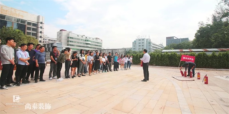 消防演練現(xiàn)場