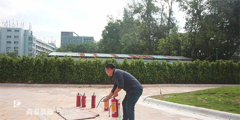 消防演練現(xiàn)場