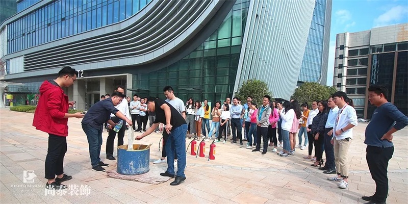 消防演練現(xiàn)場