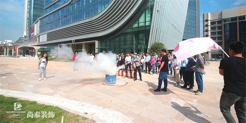 消防演練現(xiàn)場