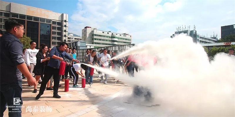 消防演練現(xiàn)場