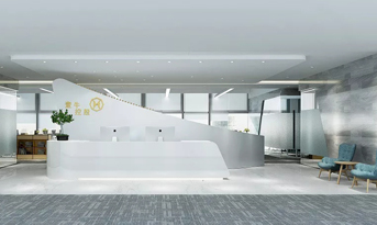 辦公室裝修效果圖與實景圖對比，看看有什么不同