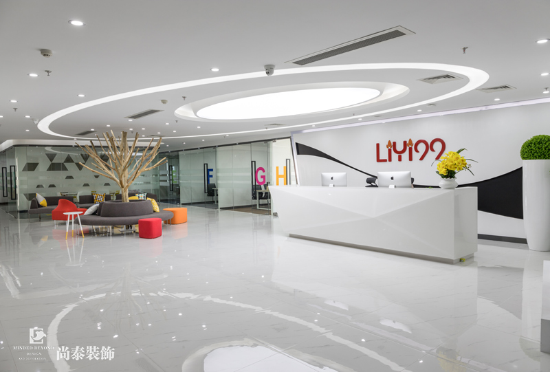 前臺裝修實拍圖