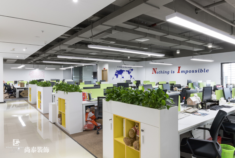 辦公室裝修實拍圖