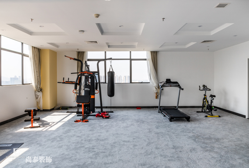 健身房裝修實拍圖