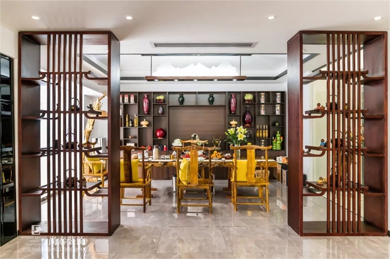 董事長(zhǎng)茶水區(qū)裝修實(shí)景圖