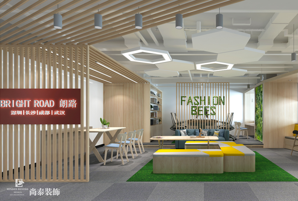 文化傳媒辦公室裝修效果圖