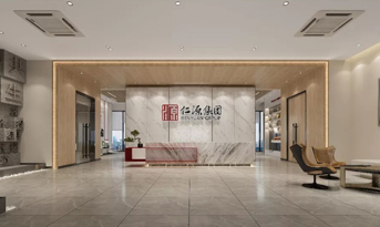 生物科技公司辦公室裝修效果圖，現(xiàn)代簡(jiǎn)約的科學(xué)養(yǎng)生