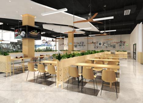 深圳坪山公司食堂裝修設(shè)計(jì)