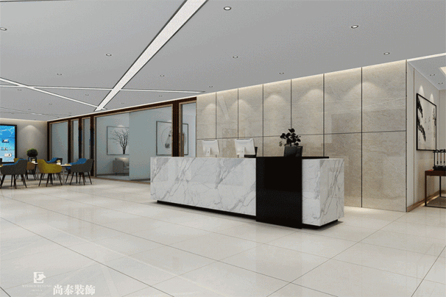 中聯(lián)影視集團辦公室裝修效果圖