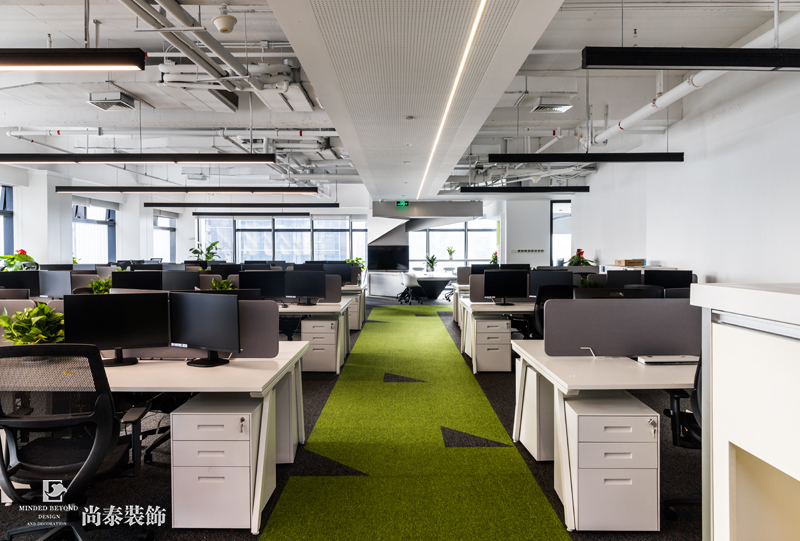 辦公室裝修實(shí)景圖