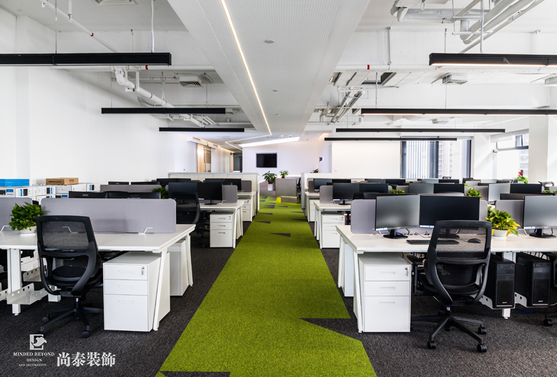 辦公室裝修實(shí)景圖