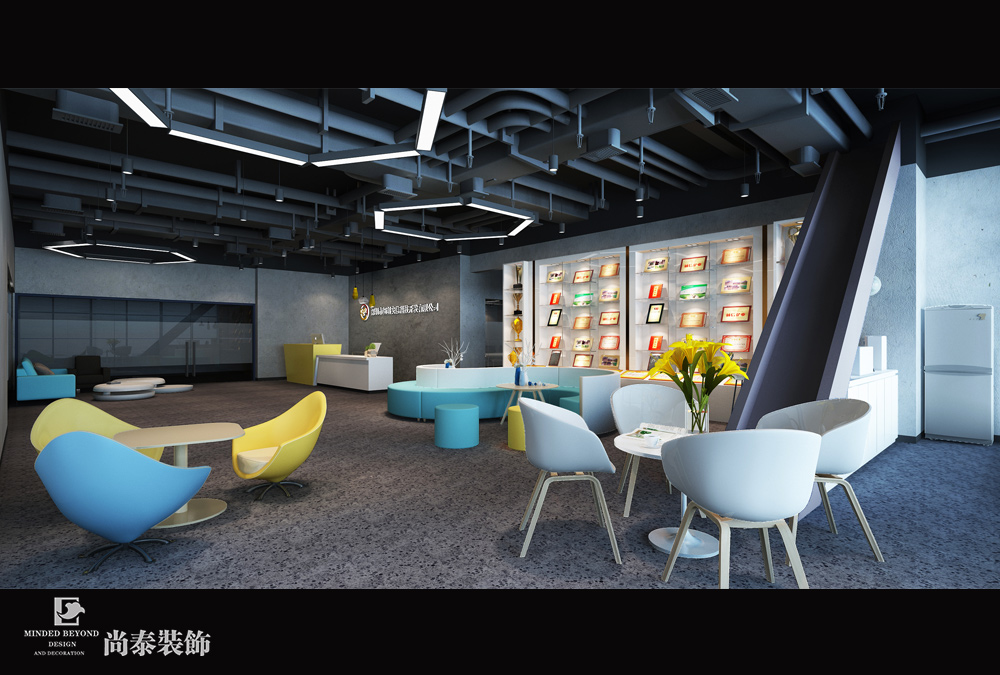 深圳南山深圳灣生態(tài)園安全技術(shù)公司辦公室裝修設(shè)計