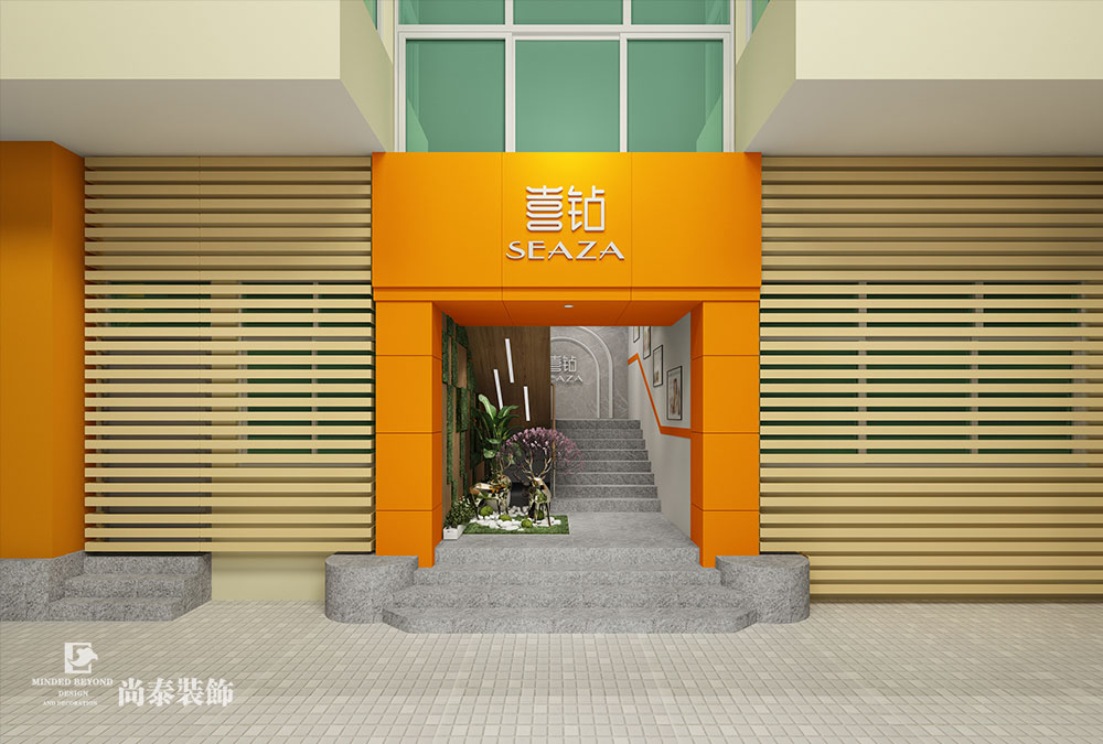 深圳羅湖科技大廈珠寶展廳辦公室設(shè)計裝修 