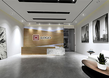 深圳寶安鼎新科技園檢測(cè)公司現(xiàn)代簡約辦公室裝修設(shè)計(jì)
