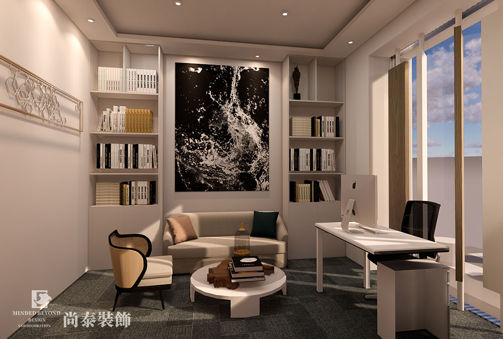 教育培訓機構經(jīng)理室裝修效果圖