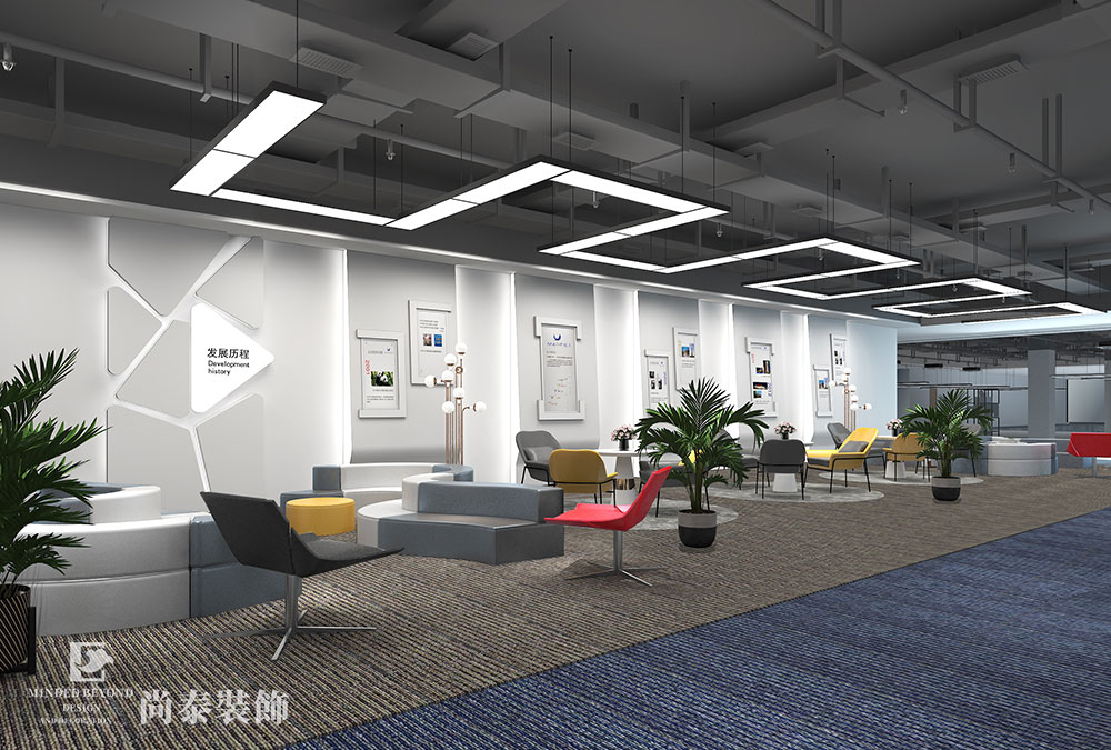 深圳龍華富安娜工業(yè)園國家高新技術企業(yè)辦公樓裝修設計