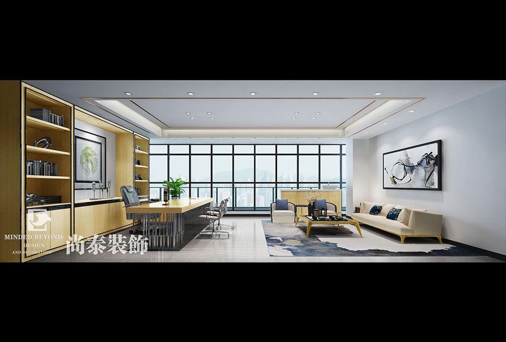 深圳光明華強(qiáng)創(chuàng)意園包裝制品公司裝修設(shè)計效果圖