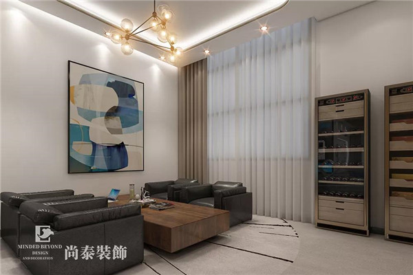 電氣公司辦公室休閑區(qū)裝修效果圖