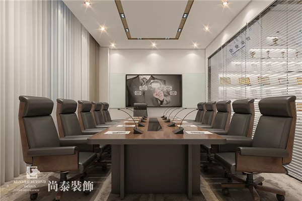 電氣公司辦公室會議室裝修效果圖