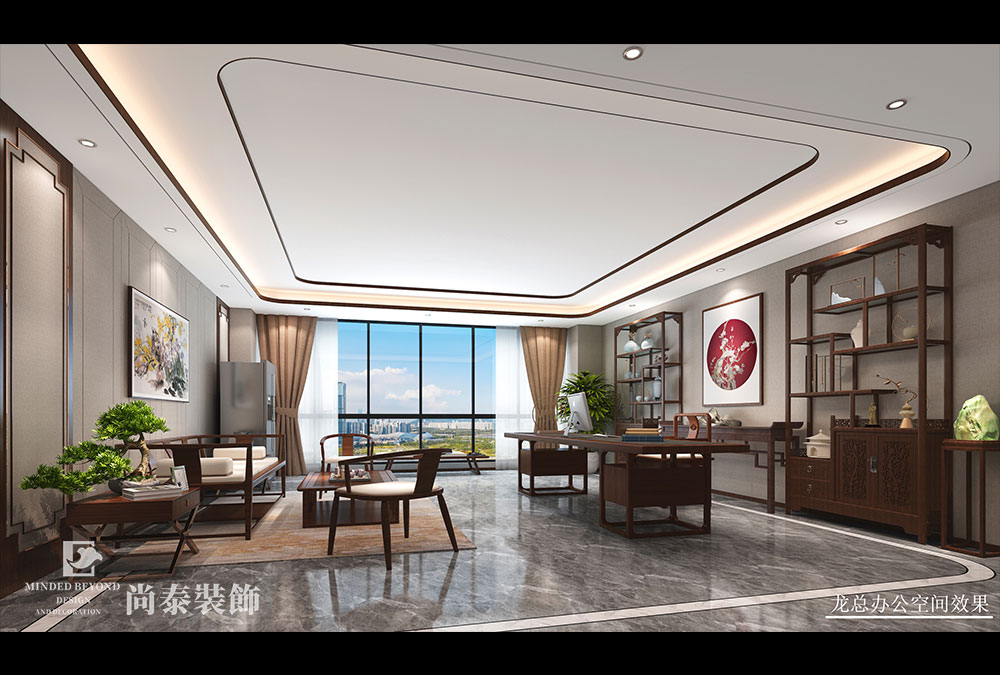  深圳寶安中心區(qū)智慧產業(yè)園科技公司辦公室裝修效果圖 