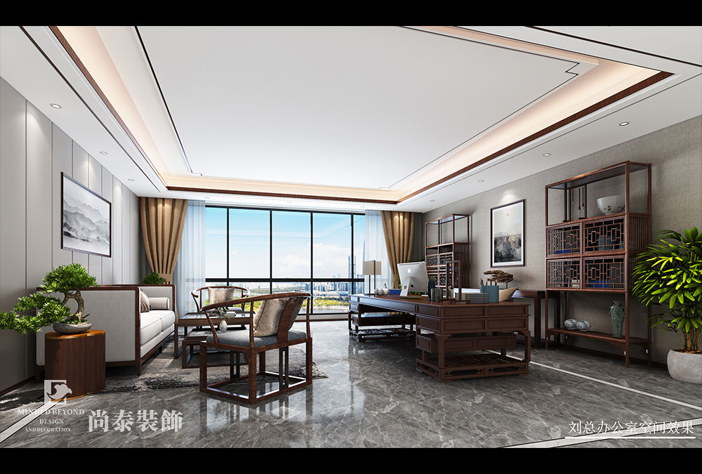  深圳寶安中心區(qū)智慧產業(yè)園科技公司辦公室裝修效果圖 