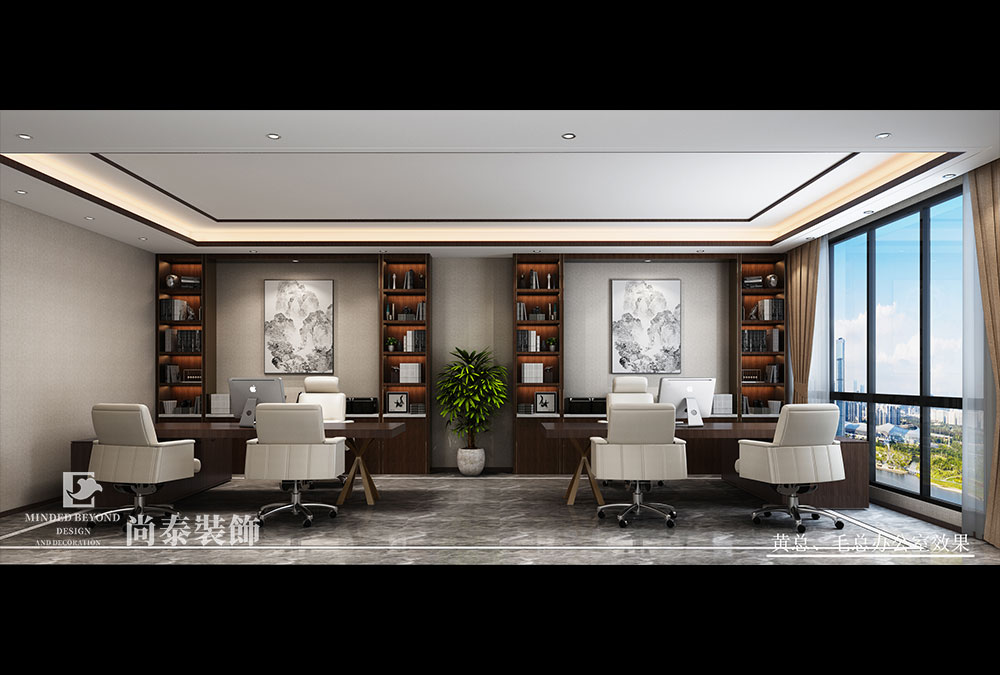  深圳寶安中心區(qū)智慧產業(yè)園科技公司辦公室裝修效果圖 