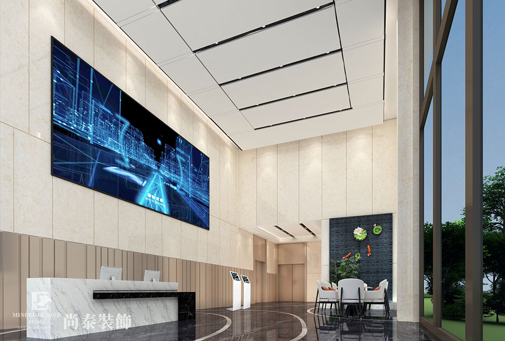  深圳寶安中心區(qū)智慧產業(yè)園科技公司辦公室裝修效果圖 