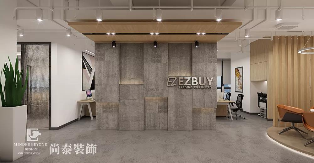 公司辦公室前廳裝修效果圖