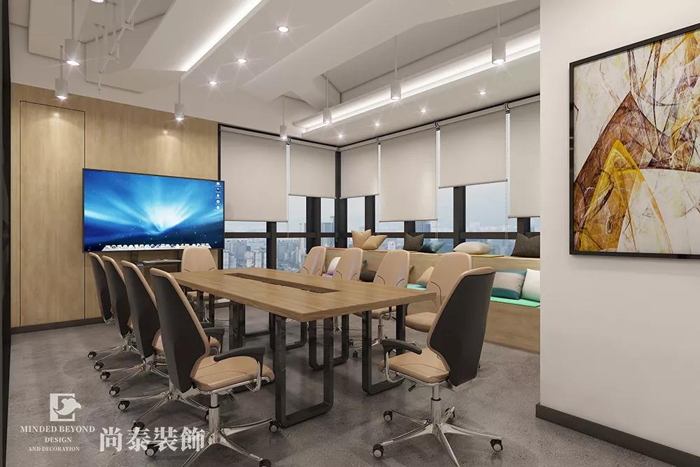 公司辦公室會議室裝修效果圖