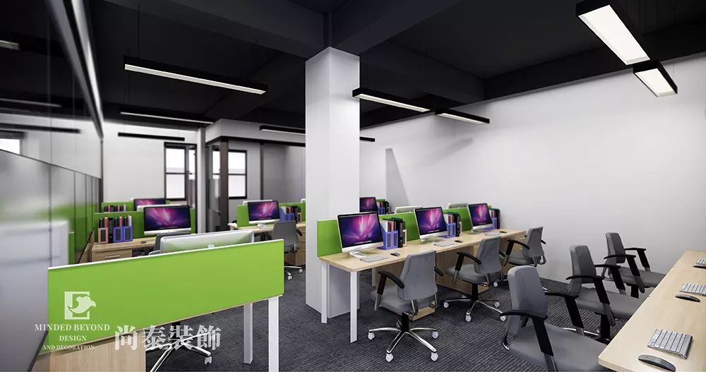 多媒體公司辦公室裝修效果圖片