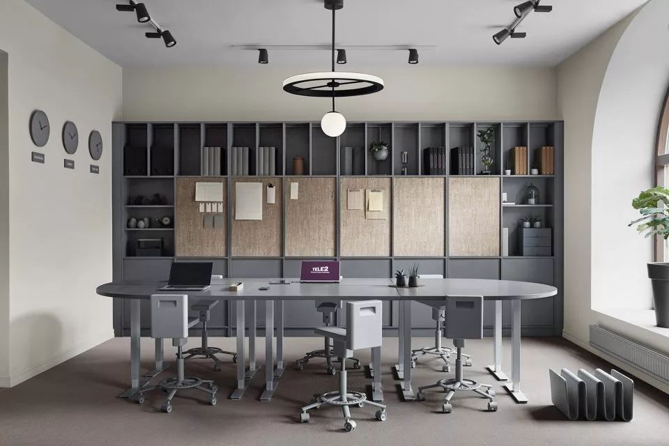 高冷淡漠型辦公室裝修圖片