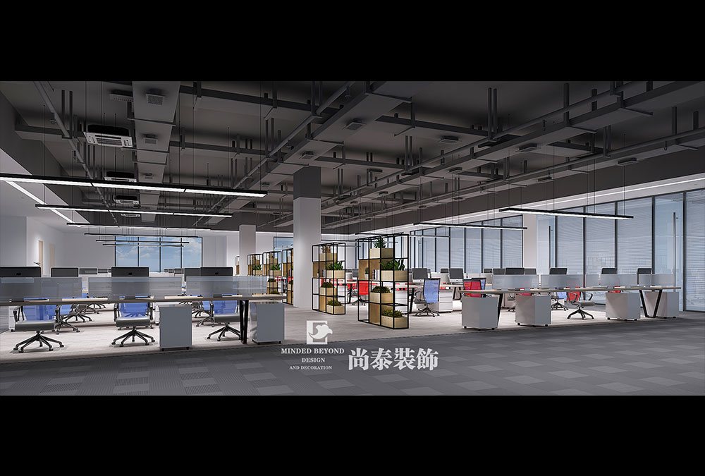 寫(xiě)字樓辦公室裝修效果圖