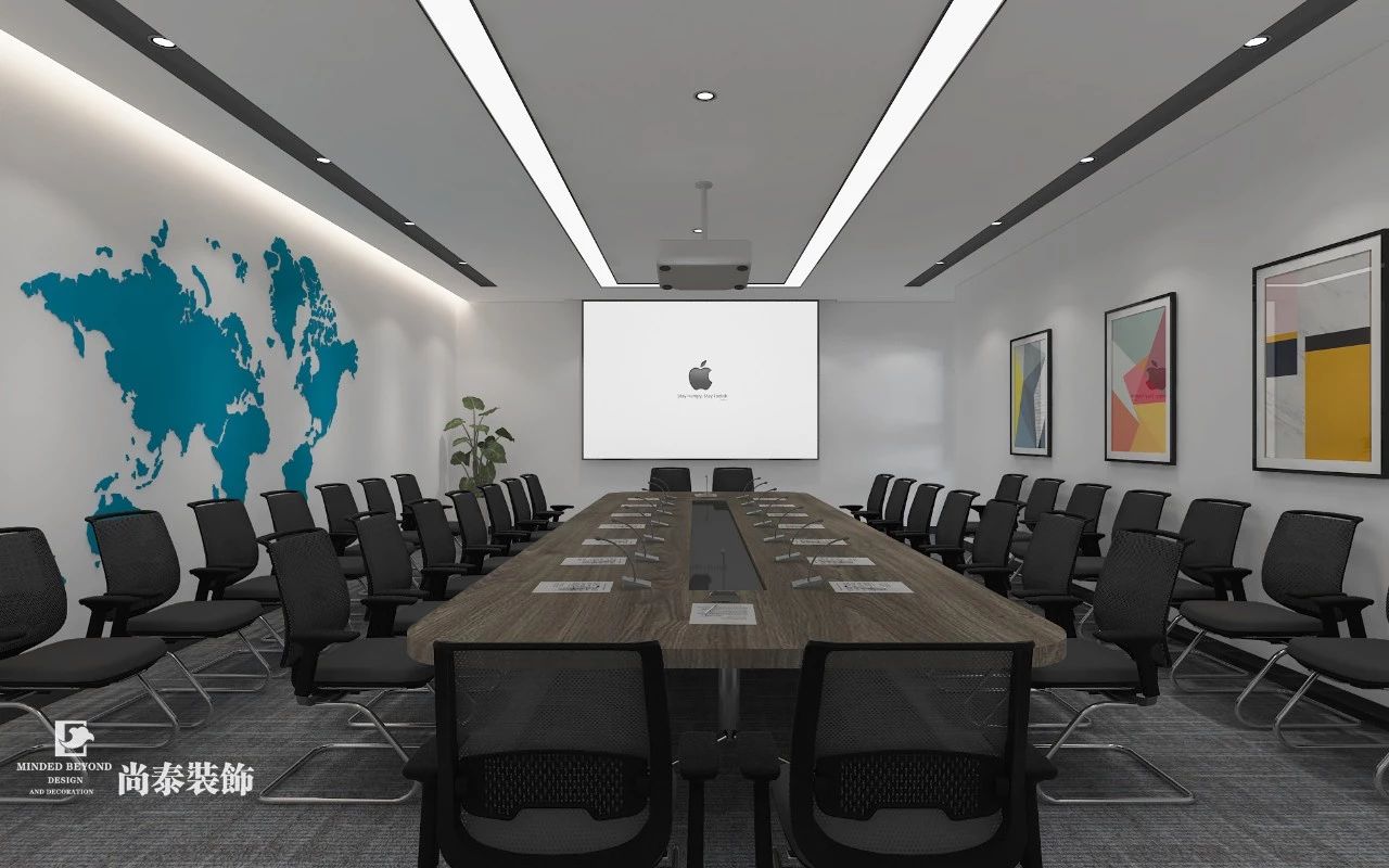 辦公室會(huì)議室裝修設(shè)計(jì)圖