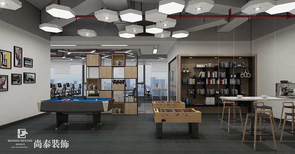 辦公室休閑區(qū)裝修效果圖