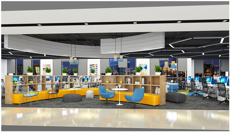 辦公室整體設(shè)計(jì)效果圖