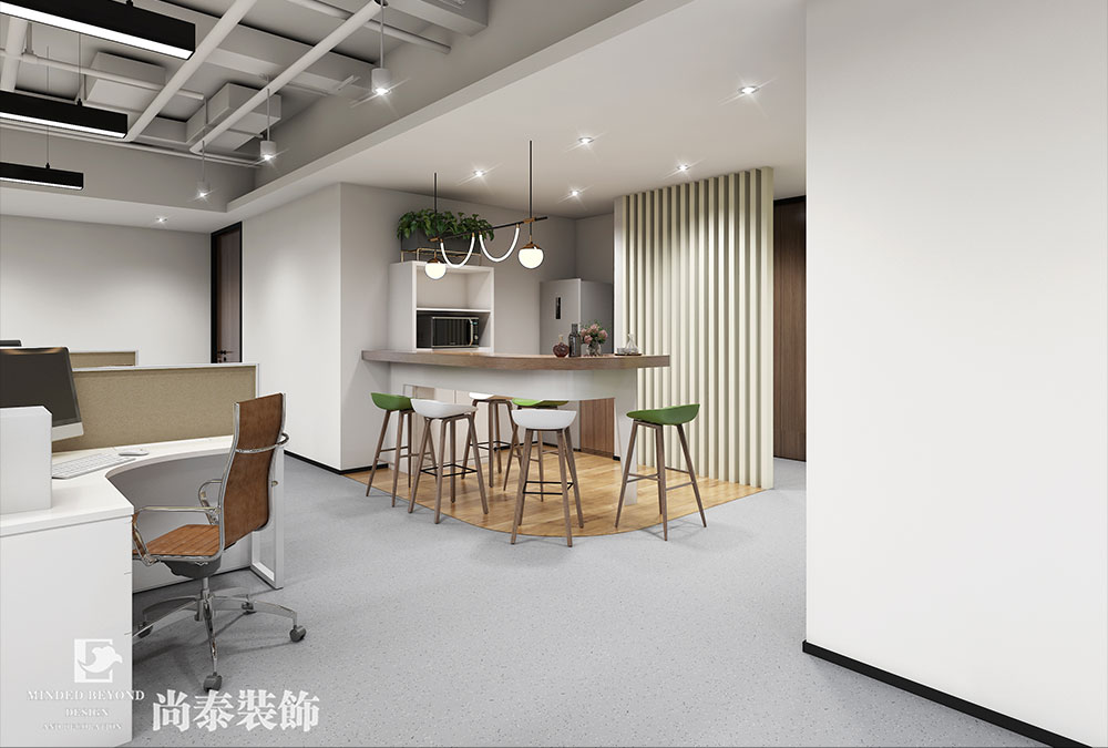 深圳福田車(chē)公廟電子科技公司辦公室設(shè)計(jì)裝修