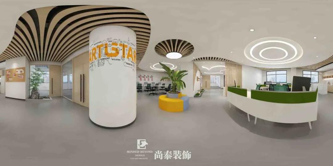 辦公室開放辦公區(qū)翻新圖片