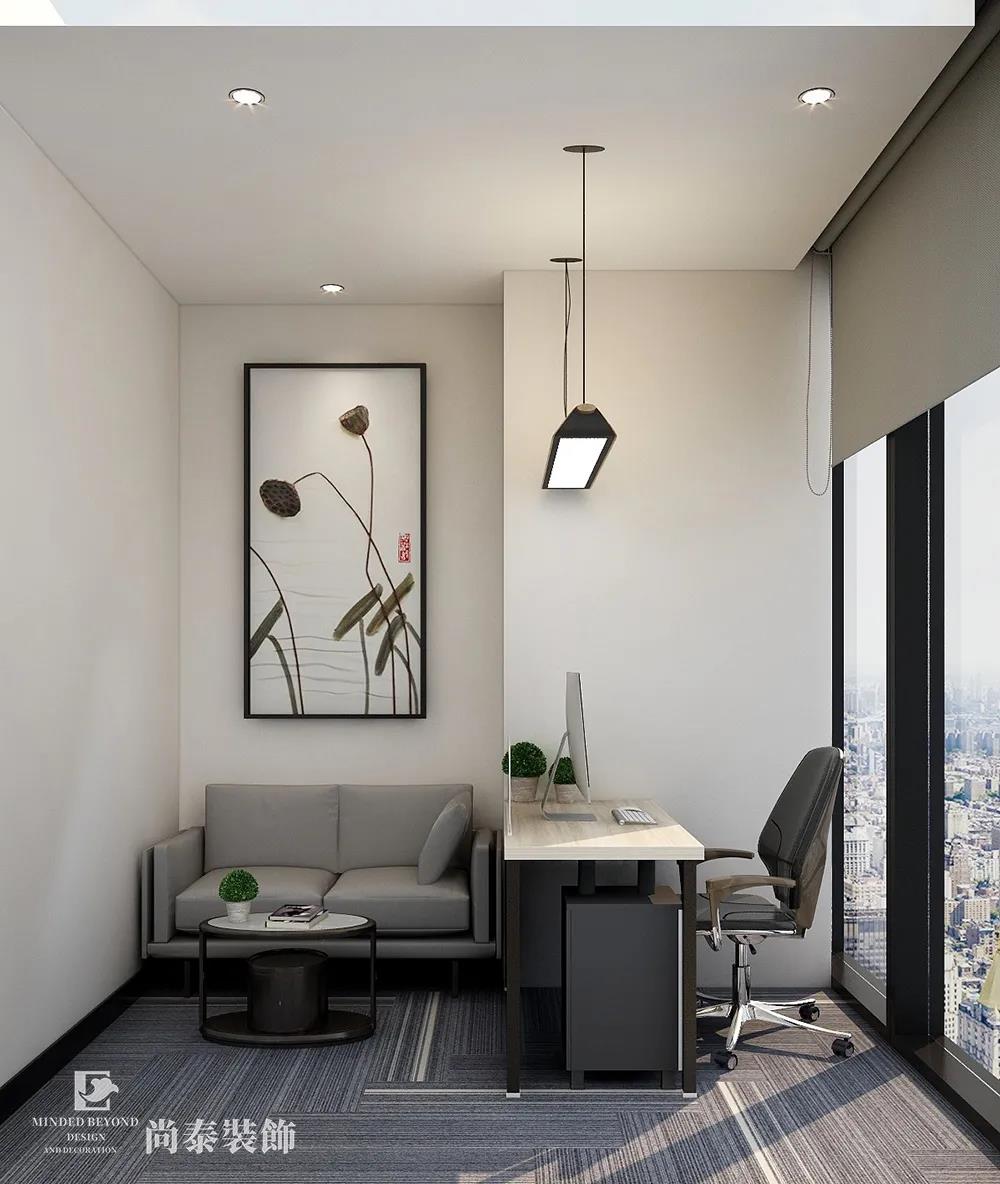 100平米科技公司經(jīng)理辦公室設(shè)計