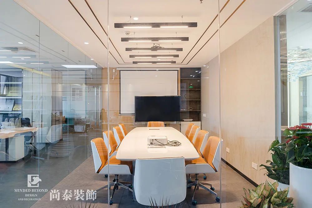 文化公司辦公室會(huì)議室裝修圖片