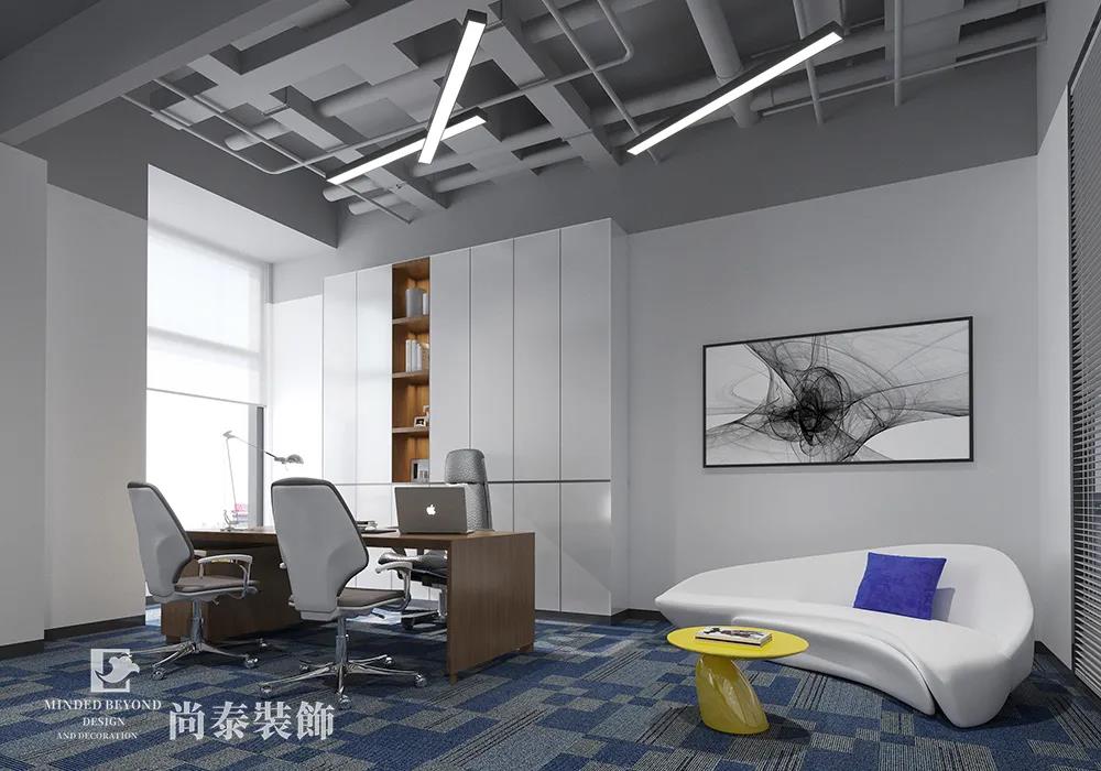 科技公司業(yè)務經(jīng)理辦公室裝修效果圖