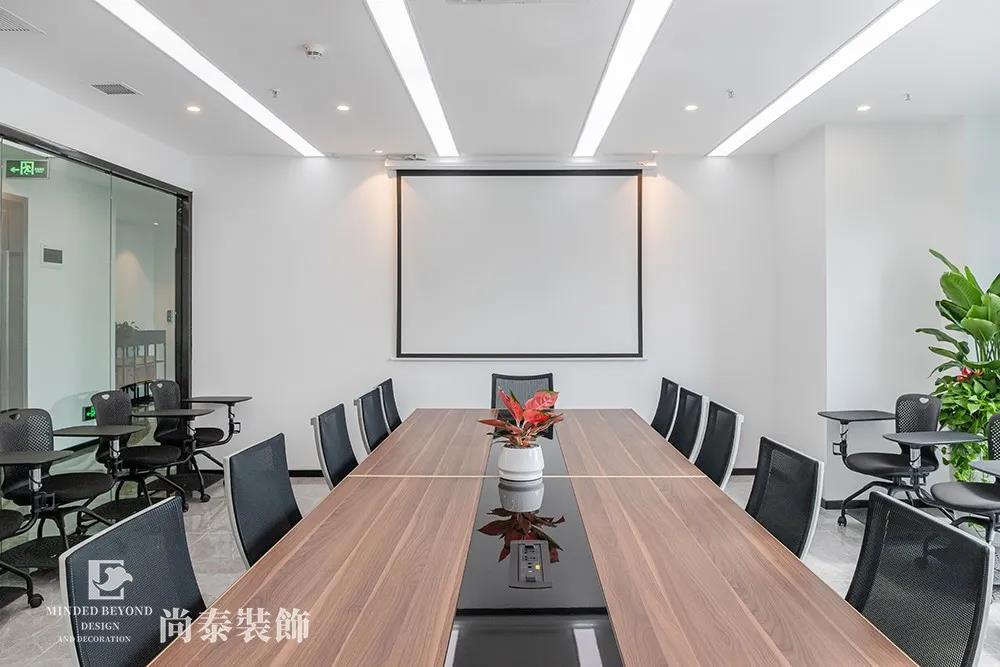 互聯(lián)網(wǎng)公司辦公室會(huì)議室裝修設(shè)計(jì)實(shí)景圖