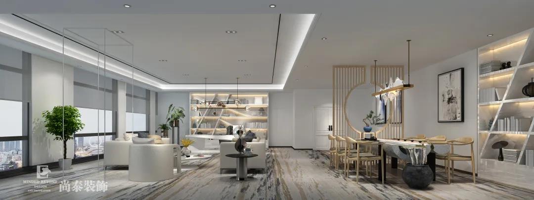 直播帶貨公司董事長辦公室裝修效果圖