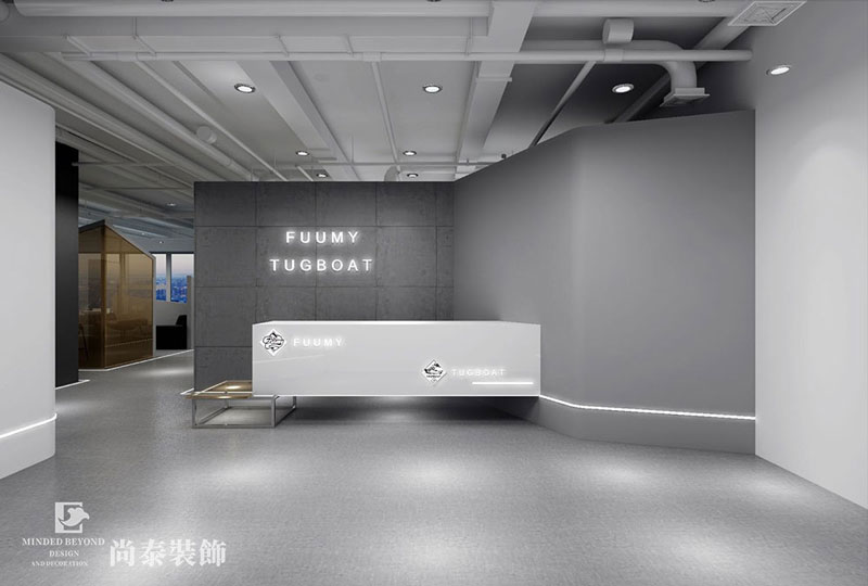 極簡工業(yè)風(fēng)辦公室裝修效果圖